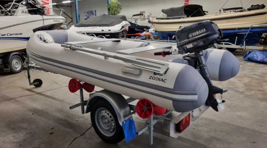 Zodiac Cadet 350ALU met Yamaha F6 en trailer (z&eacute;&eacute;r compleet)
